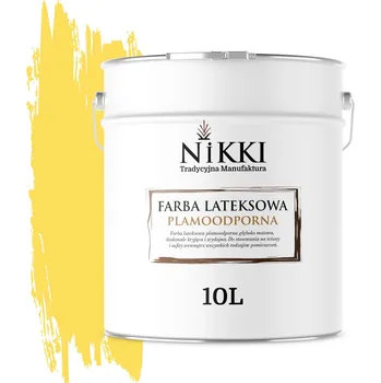 barva na zeď BARVA BARVA ODOLNÁ PROTI SKVRNÁM, ŽLUTÁ, H6872 10L, HLUBOKÁ MATNÁ NA STĚNY