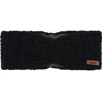 Čelenka Doke Háčkovaná čelenka s křížením lily black Velikost: Pro dospělé (vhodné i pro děti od 12 let)