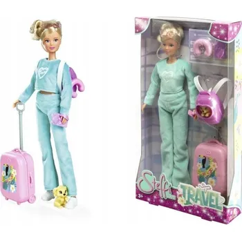 Panenka SADA STEFFI LOVE TRAVEL PANENKA STEFFI CESTOVATELKA + PŘÍSLUŠENSTVÍ