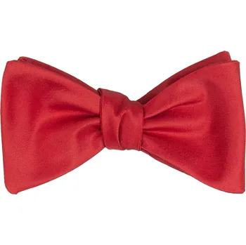 Motýlek Červený vázací pánský motýlek matný