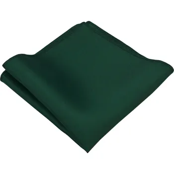 Látkový kapesník Smaragdově zelený pánský kapesníček mat/lesk