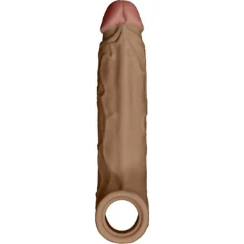Návlek na penis SHAFT SHEATH MODEL F 6.9 INCH LIQUID SILICONE SLEEVE OAK