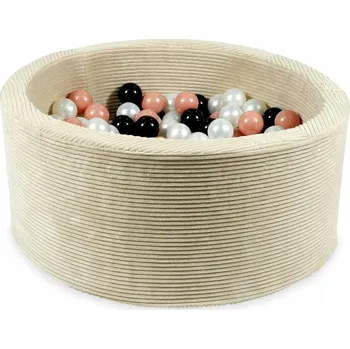 Suchý bazén Suchý bazén s míčky, manšestr, béžový