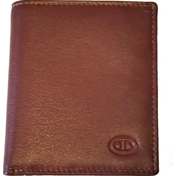 Peněženka DD 2411-03 malá pánská kožená peněženka hnědá