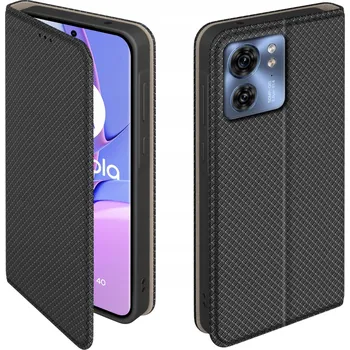 Pouzdro na mobilní telefon Flipové Pouzdro KrainaGSM pro Motorola Edge 40 černé