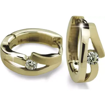 Náušnice Dámské náušnice přírodní diamant 0.110 ct G/SI brilianty DF2026Z