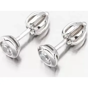 Náušnice Náušnice se zirkonem bílé zlato DZF3673B-ZIR
