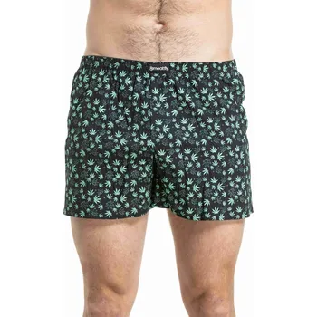 Pánské spodní prádlo Meatfly pánské trenýrky Agostino Leafs Double Pack | Mnohobarevná | Velikost L