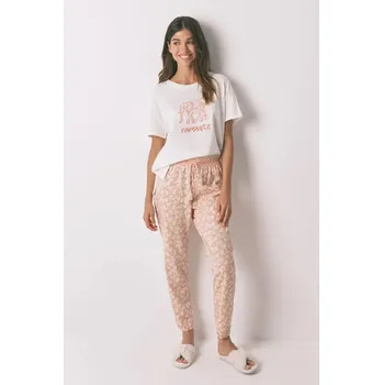 Dámské noční prádlo Bavlněné pyžamové kalhoty women'secret 3702250 oranžová 24X, vel. S