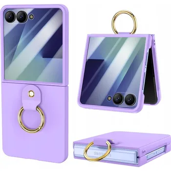 Pouzdro na mobilní telefon Zadní Kryt Erbord pro Samsung Galaxy Z Flip7 fialový