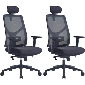 Mercury 2PACK Kancelářská židle ARES černá (2 ks)