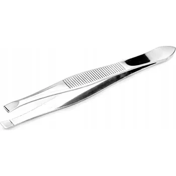 Péče o řasy a obočí Pinzeta na obočí šikmá nerezová ocel depilace