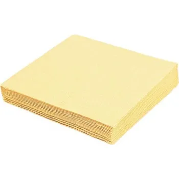 Papírový ubrousek Ubrousky 24 x 24 cm, 2-vrstvé béžové, 200 ks