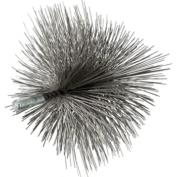 Komínová štětka Komínový kartáč hranatý, ocelový drát, rozměr 200 x 200 mm