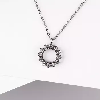 Řetízek Ornixa - přívěsek a řetízek z chirurgické oceli se zirkony