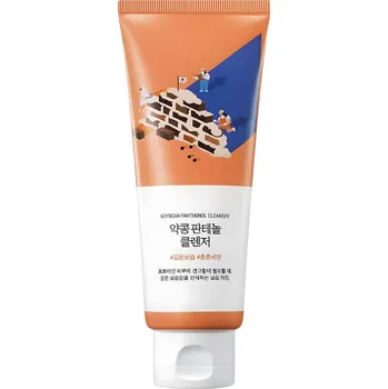 Čistící gel Round Lab – Soybean Panthenol Cleanser – Hydratační čisticí pěna na obličej s černou sójou a panthenolem – 150 ml