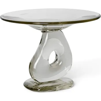 Ferm Living Skleněný podnos Damo Ø30, clear