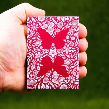 Poker Kouzelnické karty Butterfly 3. edice od Ondřeje Pšeničky Barva: Červená