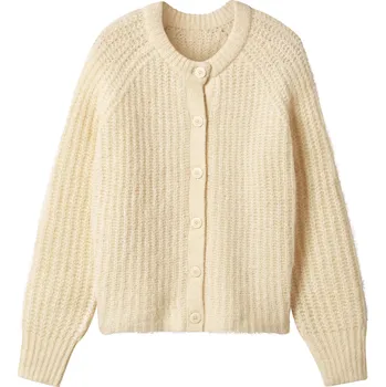 Dámský svetr esmara® Dámský pletený kardigan s podílem vlny (krémová, S(36/38))