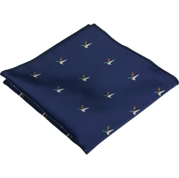 Látkový kapesník Tmavě modrý pánský kapesníček divoká KACHNA