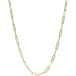 Furiosa Pozlacený dámský řetízek Paperclip Vibe SN-VIBECH-G 45 cm + 2 měsíce na vrácení zboží