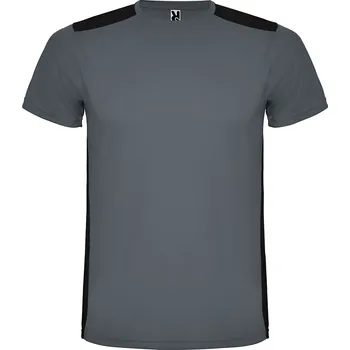 Pánské oblečení ROLY Pánské sportovní tričko Detroit Velikost: XL, Barva: ebenová šedá/černá (23102)