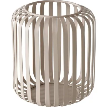 Svícen Boltze Home Kovová lucerna VIKI, béžová, 15 cm