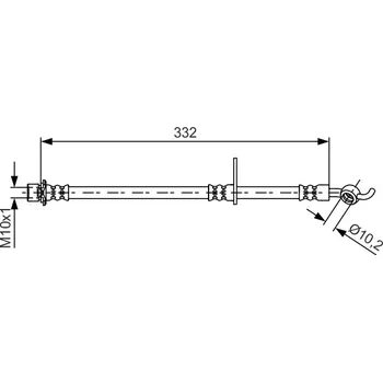 Brzdová hadice Brzdová Hadice BOSCH (1987481655)