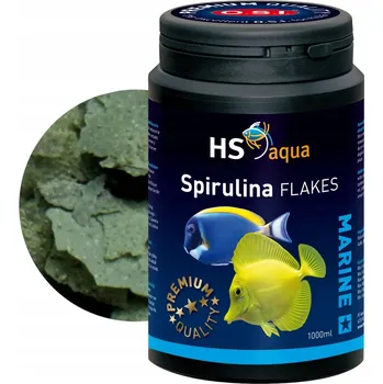 Krmivo pro rybičky HS AQUA Marine Spirulina krmivo vločky 1000 ml