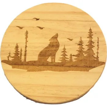 Podtácek Dary dřeva Podtácek-vlk I.
