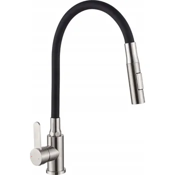 Vodovodní baterie Kuchyňská stojánková baterie Invena Dalis černá