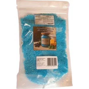 Koupelová sůl AW Aromatics Aromaterapeutická sůl s esenciálními oleji Relaxace 500 g - Typ balení: Plastový doypack (náhradní náplň)