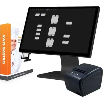 Registrační pokladna Dotyková Pokladní Sestava AWIS Gastro 15" - Tarif: AWIS – Start 9600Kč + 390 Kč / mesíc