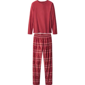 Dámské pyžamo esmara® Dámské fleecové pyžamo (červená, M(40/42))
