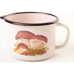 Olymp Houby, smaltovaný hrnek s výlevkou 12 cm, 1 l