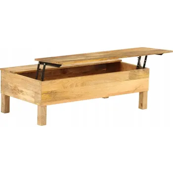 Konferenční stolek Konferenční stolek VidaXL obdélníkový 55 x 110 x 35 cm, odstíny růžové