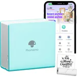 Phomemo M02 Chytrá přenosná tiskárna štítků, nálepek a obrázků Zelená