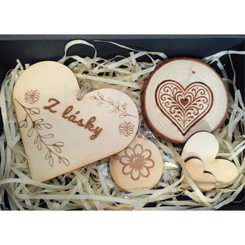 Kosmetická sada Dary dřeva Dárková sada - z lásky