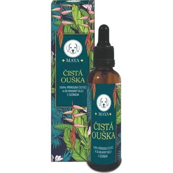 MAYA Ochranný olej s ozonem pro psy – Čistá Ouška 50 ml