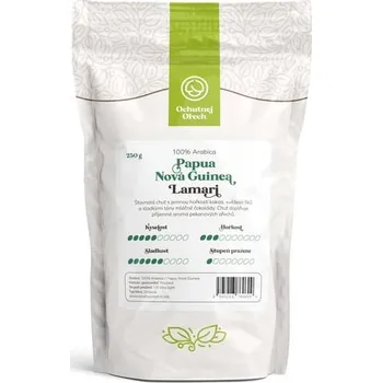 Káva Káva Ochutnej Ořech Papua Nová Guinea Lamari – zrnková