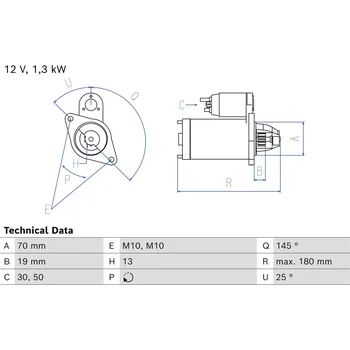 Startér Startér BOSCH (0986027570)