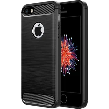 Pouzdro na mobilní telefon Zadní Kryt Hero Case pro Apple iPhone 5, iPhone 5S, černý
