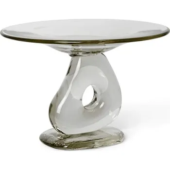 Ferm Living Skleněný podnos Damo Ø21, clear