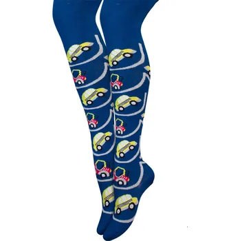 Chlapecké punčocháče GATTA AUTA NA SILNICI modré Velikost: 92-98