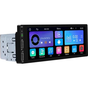 Auto Hi-Fi 1DIN Autoradio A3446, dotykový displej 6,86 s bezdrátovým Carplay a Android Auto