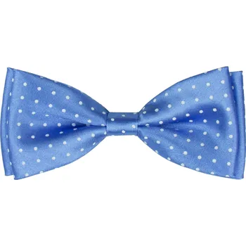 Motýlek Světle modrý pánský motýlek s puntíky