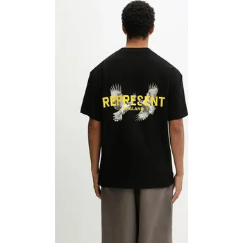 Pánské tričko Bavlněné tričko Represent Legacy Falcon pánské, černá barva, MLM100735, L, 99X