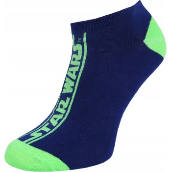 Pánské kotníkové ponožky STAR WARS Disney námořnická modrá-zeleň (tmavě modrá-zelená) velikost 39-42