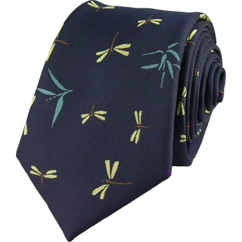 Kravata Tmavě modrá pánská kravata VÁŽKY