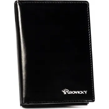 Peněženka Rovicky pánská peněženka z pravé kůže černá - muž